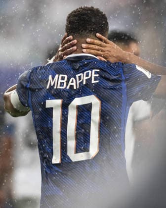 Kylian Mbappe of France gestures during a FIFA Men’s World Cup 2026 Group Stage football match between France and Iraq at Philadelphia Stadium, in Philadelphia on June 22th 2026 (Photo by Ricardo Nogueira SPP)  Copyright: xRicardoxNogueira SPPx Sportspressphoto_SPR173781