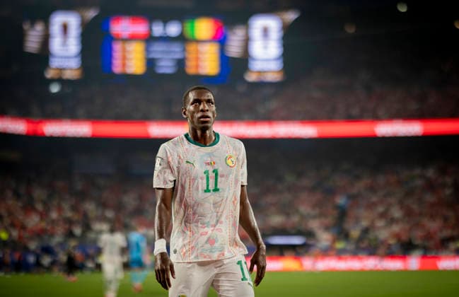 New York New Jersey, USA 22nd Jun 2026. Nicolas Jackson (SEN) Norway - Senegal World Cup Norwegen - Senegal 22.06.2026 *** New York, New Jersey, USA, June 22, 2026; Nicolas Jackson, SEN, Norway, Senegal, World Cup, Norway, Senegal, June 22, 2026,detected_source_language