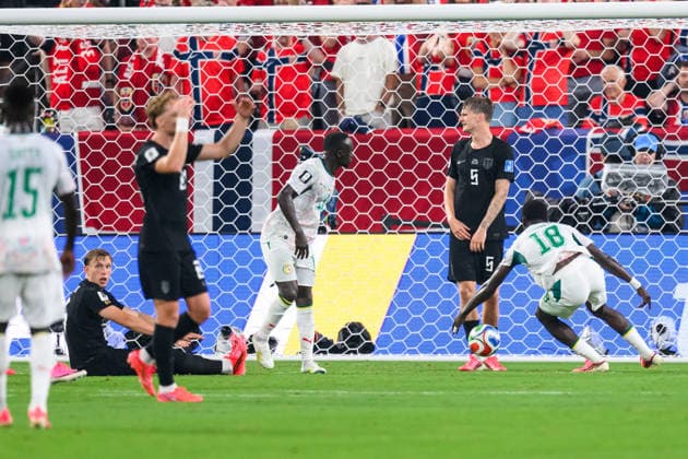 260622 Ismaila Sarr of Senegal scores 3-2 during the FIFA World Cup, WM, Weltmeisterschaft, Fussball 2026 group stage football match between Norway and Senegal on June 22, 2026 in New Jersey. Photo: Jon Olav Nesvold BILDBYRAN COP 217 VG0963 bbeng fotboll football soccer fotball vm fotbolls-vm fotball-vm fotbolls-vm 2026 fifa world cup 2026 new york norge norway senegal *** June 22, 2026  Copyright: JONxOLAVxNESVOLD BB260622JE074