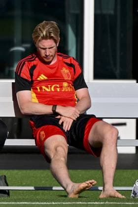 Belgium s Kevin De Bruyne pictured during a training session of Belgian national soccer team Red Devils in their base camp, home of the Seattle Sounders, Renton, Seattle, USA, on Monday 22 June 2026. Yesterday the Devils played their second game in the group stage of the 2026 FIFA World Cup, WM, Weltmeisterschaft, Fussball a 0-0 draw against Iran. DIRKxWAEM  x178855160x