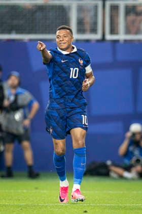 FOOTBALL : France vs Irak - Coupe du monde FIFA 2026. Lincoln Financial Field Philadelphie 22 06 2026 Joie des joueurs de l equipe de apres le but de Kylian Mbappe 10 (France)  Copyright: xx