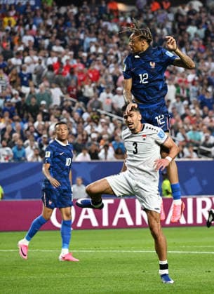 2026 World Cup - France vs Iraq in Philadelphia France forward Bradley Barcola during World Cup 2026 game France vs Iraq on June 22, 2026 in Philadelphia, Pennsylvania. Photo by Olivier Douliery ABACAPRESS.COM Philadelphia Pennsylvania United States  Copyright: xDoulieryxOlivier ABACAx