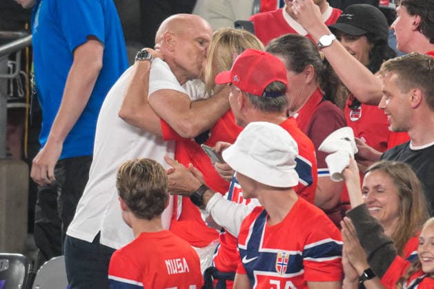 Fußball, WM 2026, 20260622, Norwegen - Senegal. Im Bild Trainer Norwegen Stale SOLBAKKEN auf Tribüne nach Schlusspfiff. East Rutherford New-York-New-Jersey-Stadion New Jersey Vereinigte Staaten von Amerika *** Soccer, 2026 World Cup, 20260622, Norway vs. Senegal. Pictured Copyright: Passion2Press MarkusxFischerx