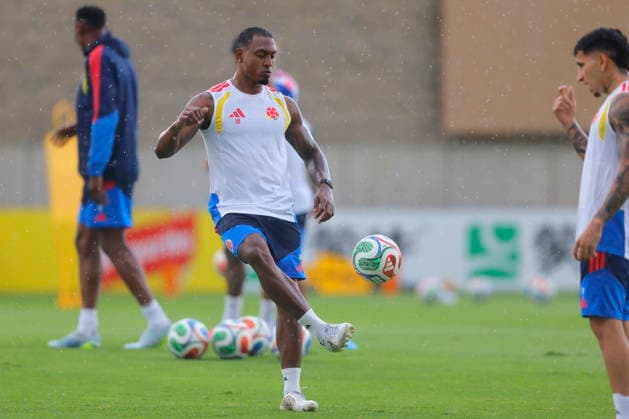 FIFA World Cup, WM, Weltmeisterschaft, Fussball 2026 - Colombia training session Willer Ditta of Colombia takes part in a training session ahead of their FIFA World Cup 2026 Group K match against DR Congo in Guadalajara, Jalisco, Mexico, 22 June 2026. GUADALAJARA Mexico  Copyright: xFRANCISCOxGUASCOx