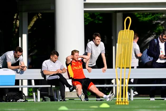Belgian national football team - FIFA World Cup, WM, Weltmeisterschaft, Fussball 2026 - media activities 22 06 2026 RENTON, UNITED STATES OF AMERICA - JUNE 22 : De Bruyne Kevin forward of Belgium pictured during a training session of the Belgian national football team during the FIFA World Cup 2026 on June 22, 2026 in Renton, United States of America, 22 06 2026 Renton United States of America  Copyright: xJanxDexMeuleneirx