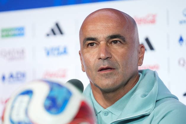 press conference, PK, Pressekonferenz ahead of Portugal v Uzbekistan - 2026 FIFA World Cup, WM, Weltmeisterschaft, Fussball HOUSTON, UNITED STATES - JUNE 22 : Head coach Roberto Martinez of Portugal speaks during a press conference ahead of their Group K second match against Uzbekistan in the 2026 FIFA World Cup at Houston Stadium in Houston, Texas, United States on June 22, 2026. Hakan Akgun Anadolu Houston United States. Editorial use only. Please get in touch for any other usage.  Copyright: x2026xAnadoluxHakanxAkgunx