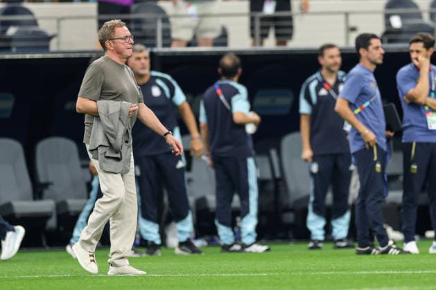 Austria s headcoach, Ralf Rangnick after the loss during the FIFA World Cup, WM, Weltmeisterschaft, Fussball 2026 Group J match between Argentina and Austria at Dallas Stadium on June 22, 2026 in Dallas, United States. (Photo by Torbjorn Tande DeFodi Images) - *** Austrias head coach, Ralf Rangnick, after the loss in the 2026 FIFA World Cup Group J match between Argentina and Austria at Dallas Stadium on June 22, 2026, in Dallas, United States. Photo by Torbjorn Tande, DeFodi Images,detected_source_language