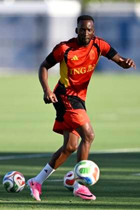 Belgian national football team - FIFA World Cup, WM, Weltmeisterschaft, Fussball 2026 - media activities 22 06 2026 RENTON, UNITED STATES OF AMERICA - JUNE 22 : Lukebakio Dodi forward of Belgium pictured during a training session of the Belgian national football team during the FIFA World Cup 2026 on June 22, 2026 in Renton, United States of America, 22 06 2026 Renton United States of America  Copyright: xNicoxVereeckenx