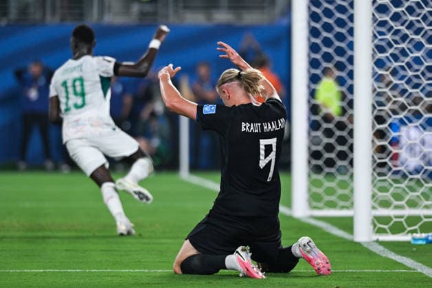 Erling Haaland of Norway gestures during a FIFA Men’s World Cup 2026 Group Stage football match between Norway and Senegal at New York New Jersey Stadium, in Philadelphia on June 22th 2026 (Photo by Andre Ricardo SPP)  Copyright: xAndrexRicardo SPPx Sportspressphoto_SPR173946