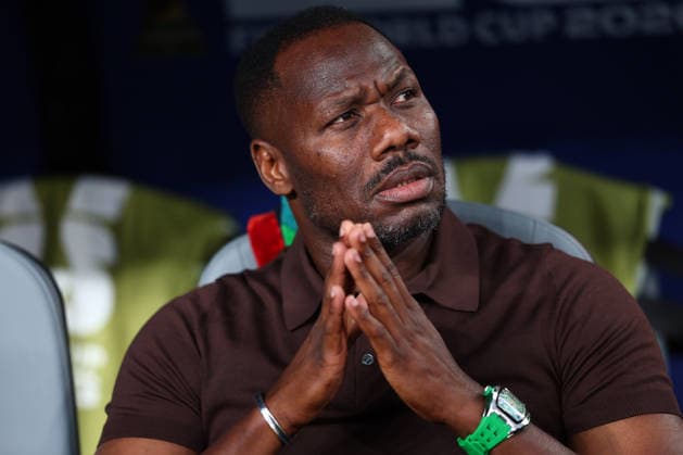 New Jersey, USA, 22nd June 2026. Pape Thiaw, head coach of Senegal, during the Norway vs Senegal FIFA World Cup, WM, Weltmeisterschaft, Fussball match at Metlife Stadium, New Jersey. Picture credit should read: Paul Terry Sportimage EDITORIAL USE ONLY. No use with unauthorised audio, video, data, fixture lists, club league logos or live services. Online in-match use limited to 120 images, no video emulation. No use in betting, games or single club league player publications. SPI_135_PT_Norway_Senegal SPI-4838-0135
