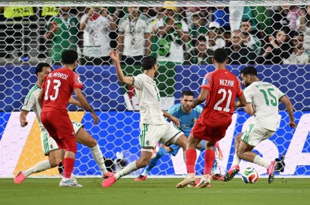 Jordan v Algeria - FIFA World Cup, WM, Weltmeisterschaft, Fussball 2026 - Group J SANTA CLARA, UNITED STATES - JUNE 22: Nizar al-Rashdan (21) of Jordan scores during the 2026 FIFA World Cup First Stage Group J match between Jordan and Algeria at Levi s Stadium (San Francisco Bay Area Stadium) in Santa Clara, California, United States on June 22, 2026. Tayfun Coskun Anadolu California United States. Editorial use only. Please get in touch for any other usage.  Copyright: x2026xAnadoluxTayfunxCoskunx