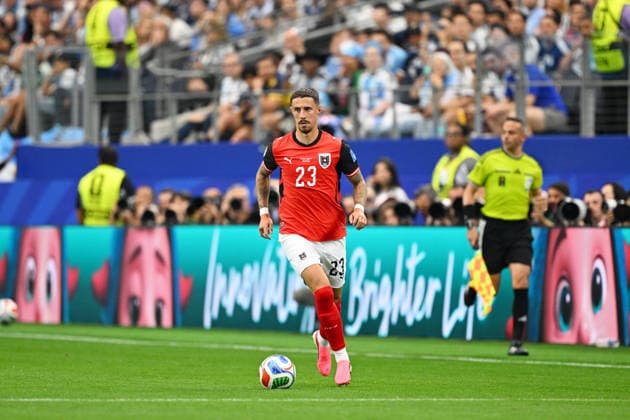 Marco FRIEDL (AUT), JUNE 22, 2026 - Football Soccer : FIFA World Cup, WM, Weltmeisterschaft, Fussball 2026 Group J match between Argentina 2-0 Austria at Dallas Stadium in Arlington, Texas, USA.  aflo_335426313 KenjiroxMatsuox