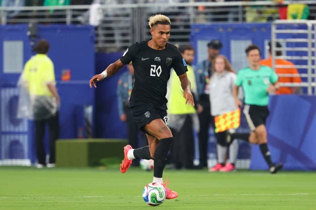 Antonio Nusa of Norway dribbles the ball during the FIFA World Cup, WM, Weltmeisterschaft, Fussball 2026 match between Norway and Senegal at Metlife Stadium, New Jersey, USA on 23 June 2026. Copyright: xPeterxDovganx 45100059