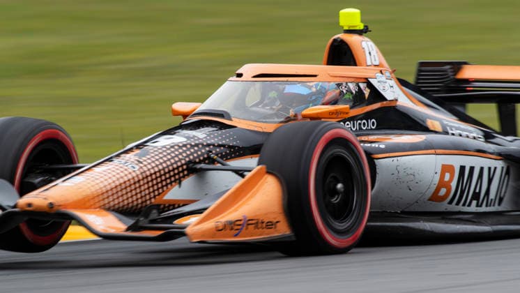 June 21, 2026: IndyCar, Indy Car, IRL, USA driver Romain Grosjean (18) speeds through turn 7 during the XPEL Grand Prix at Road America in Elkhart Lake, WI. CSM IndyCar 2026: Road America XPEL Grand Prix JUN 21  - ZUMAc04_ 20260621_zma_c04_141 Copyright: xMikexWulfx