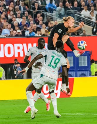 FIFA World Cup, WM, Weltmeisterschaft, Fussball 2026 Erling Haaland during the Norway vs. Senegal game at the 2026 FIFA World Cup Copyright: xSulaimanxPoojaxAdebayox