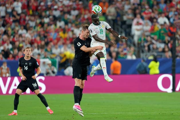 IPA85959449 - Sadio Mané of Senegal in action against Alexander Sorloth of Norway during the Norway vs. Senegal FIFA World Cup, WM, Weltmeisterschaft, Fussball match in New York, USA, on June 22, 2026  Copyright: xEmmanuelexMastrodonato IPAxSportx xx 85959449