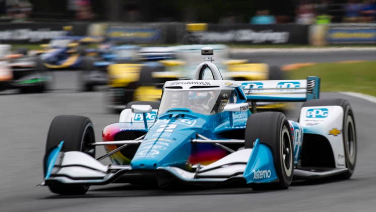 June 21, 2026: IndyCar, Indy Car, IRL, USA driver Josef Newgarden (2) speeds through turn 7 during the XPEL Grand Prix at Road America in Elkhart Lake, WI. CSM IndyCar 2026: Road America XPEL Grand Prix JUN 21  - ZUMAc04_ 20260621_zma_c04_146 Copyright: xMikexWulfx