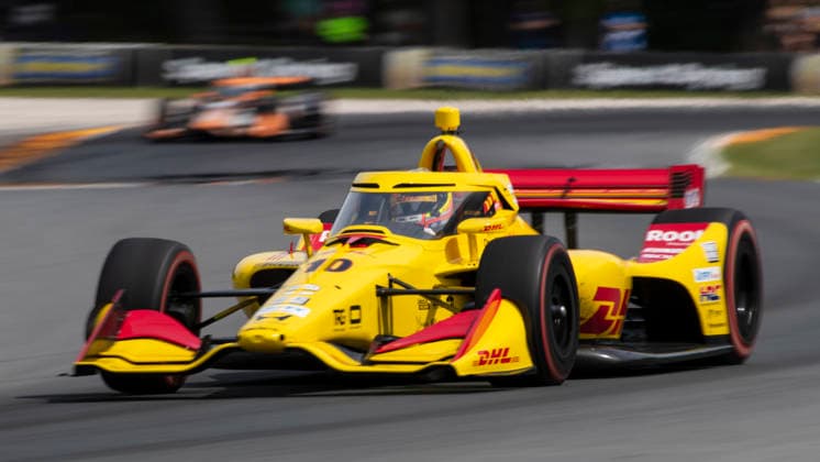 June 21, 2026: IndyCar, Indy Car, IRL, USA driver Alex Palou (10) warms up before the XPEL Grand Prix at Road America in Elkhart Lake, WI. CSM IndyCar 2026: Road America XPEL Grand Prix JUN 21  - ZUMAc04_ 20260621_zma_c04_158 Copyright: xMikexWulfx