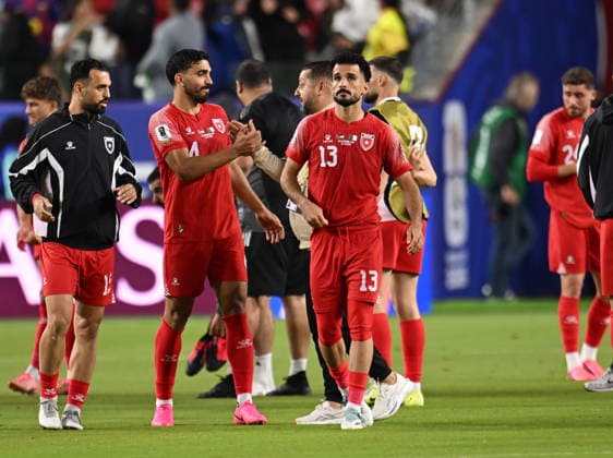Jordan v Algeria - FIFA World Cup, WM, Weltmeisterschaft, Fussball 2026 - Group J SANTA CLARA, CALIFORNIA - JUNE 22: Players of Jordan team are seen after the 2026 FIFA World Cup First Stage Group J match finishes between Jordan and Algeria at the San Francisco Bay Area Stadium (Levi s Stadium) in Santa Clara, California, United States on June 22, 2026. Tayfun Coskun Anadolu California United States. Editorial use only. Please get in touch for any other usage.  Copyright: x2026xAnadoluxTayfunxCoskunx