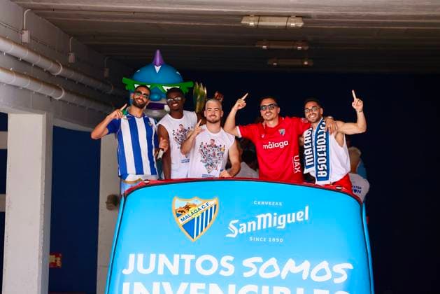 Football, Spain, Málaga FC promotion celebrations