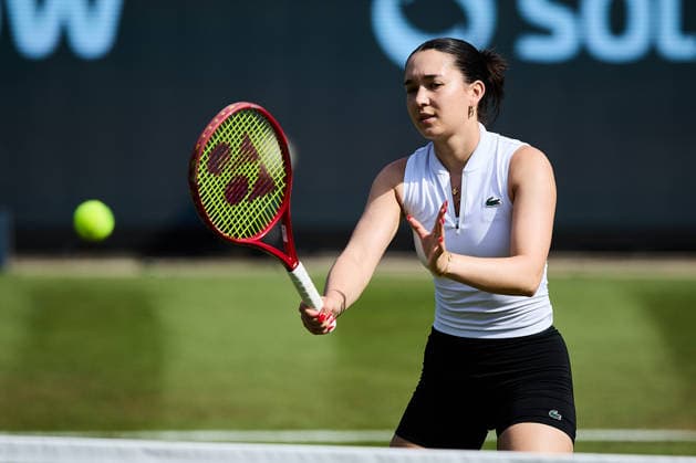 June 23, 2026, Bad Homburg, Hessen, Germany: Eva Lys of Germany returns with forehand volley during warm-up before her 1st Match during the BAD HOMBURG OPEN powered by SOLARWATTT- WTA500 - Womens Tennis, 23.6.2026 in Bad Homburg (Tennis-Club Bad Homburg), Germany - Photo: Tennis 2026: Bad Hombug Open - WTA500: WARM-UP  - ZUMAs343 20260623_zsp_s343_001 Copyright: xMathiasxSchulzx
