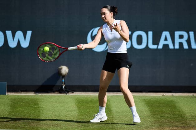 June 23, 2026, Bad Homburg, Hessen, Germany: Eva Lys of Germany returns with forehand to her Hitting Partner during the BAD HOMBURG OPEN powered by SOLARWATTT- WTA500 - Womens Tennis, 23.6.2026 in Bad Homburg (Tennis-Club Bad Homburg), Germany - Photo: Tennis 2026: Bad Hombug Open - WTA500: WARM-UP  - ZUMAs343 20260623_zsp_s343_002 Copyright: xMathiasxSchulzx