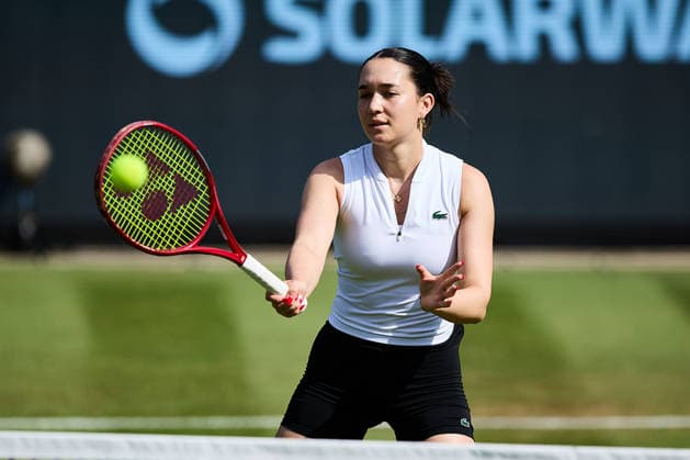 June 23, 2026, Bad Homburg, Hessen, Germany: Eva Lys of Germany returns with forehand volley during warm-up before her 1st Match during the BAD HOMBURG OPEN powered by SOLARWATTT- WTA500 - Womens Tennis, 23.6.2026 in Bad Homburg (Tennis-Club Bad Homburg), Germany - Photo: Tennis 2026: Bad Hombug Open - WTA500: WARM-UP  - ZUMAs343 20260623_zsp_s343_008 Copyright: xMathiasxSchulzx