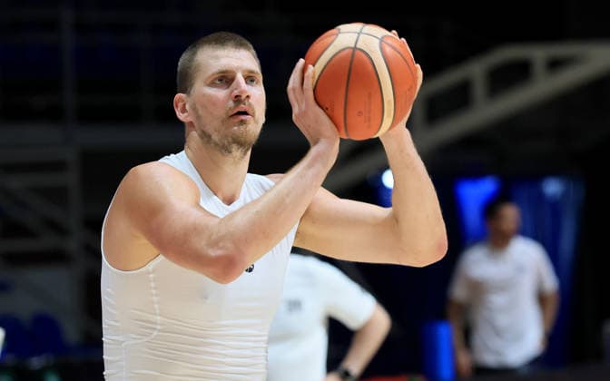 Practice Serbia basketball national team, Nationalteam FIBA Basketball World Cup 2027 European Qualifiers Window 3 Belgrade, Serbia. June 23rd 2026. Nikola Jokic of Serbia during an open training session ahead of the FIBA Basketball World Cup 2027 European Qualifiers Group C games against Switzerland on July 2 and Bosnia and Herzegovina on July 5, in Belgrade, Serbia. Belgrade Serbia Copyright: xPedjaxMilosavljevic STARSPORTx x2026x