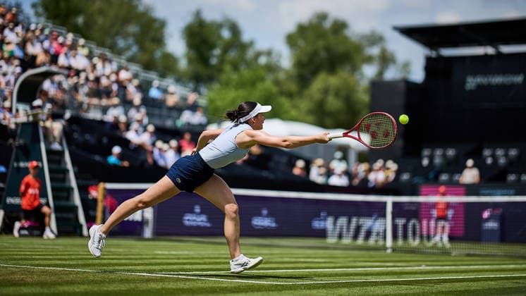 June 23, 2026, Bad Homburg, Hessen, Germany: STUTTGART, GERMANY - JUNE 23: Eva Lys of Germany returns with forehand to Emma Navarro of United States during Day 4 of the Bad Homburg Open 2026 at TC Bad Homburg on June 23, 2026 in Bad Homburg, Germany. Bad Homburg Open Powered By Solarwatt - Qualifikation  - ZUMAs343 20260623_zsp_s343_044 Copyright: xMathiasxSchulzx
