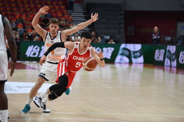 HANGZHOU, CHINA - JUNE 23: Players from Team China and Team Netherlands compete during the 2026 International Basketball Warm-up Match on June 23, 2026 in Hangzhou, Zhejiang Province of China.  Copyright: xVCGx 111649957588
