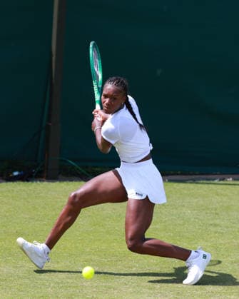 Noma Noha Akugue (GER), Qualifikation, Wimbledon, Damen Einzel, Ladies Singles Tennis - Wimbledon 2026 - Grand Slam ITF ATP, Tennis Herren WTA, Tennis Damen - AELTC - London - - Great Britain - 23 June 2026. *** Noma Noha Akugue GER, Qualifying, Wimbledon, Womens Singles, Ladies Singles Tennis Wimbledon 2026 Grand Slam ITF ATP WTA AELTC London, Great Britain, June 23, 2026,detected_source_language Copyright: xJuergenxHasenkopfx