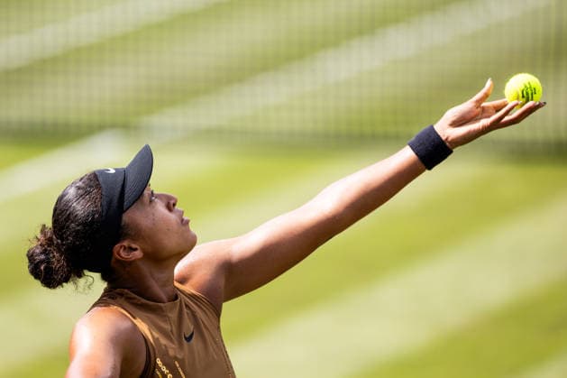 BAD HOMBURG, GERMANY - JUNE 23: Naomi Osaka (JPN) during the Bad Homburg Open powered by Solarwatt Singles match between Naomi Osaka (JPN) vs Elise Mertens (BEL) at Kurpark Bad Homburg on June 23, 2026 in Bad Homburg, Germany. Hessen Germany Copyright: xSteffiexWunderlx