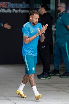 Neymar Jr. of Brazil reacts during a training session at center Columbia Park in Morristown, New Jersey, US, on 22 June 2026. Brazil national team, Nationalteam Training in New Jersey !ACHTUNG: NUR REDAKTIONELLE NUTZUNG!  Copyright: xSebastiaoxMoreirax GRAF4113 20260623-55020683848_1