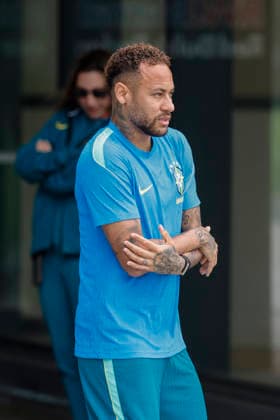 Neymar Jr. of Brazil reacts during a training session at center Columbia Park in Morristown, New Jersey, US, on 22 June 2026. Brazil national team, Nationalteam Training in New Jersey !ACHTUNG: NUR REDAKTIONELLE NUTZUNG!  Copyright: xSebastiaoxMoreirax GRAF4114 20260623-55020683852_1