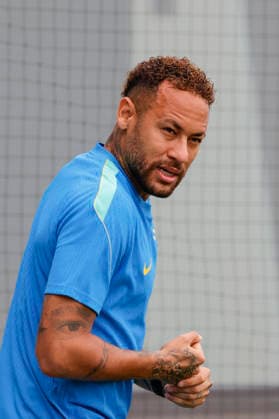 Neymar Jr. of Brazil reacts during a training session at center Columbia Park in Morristown, New Jersey, US, on 22 June 2026. Brazil national team, Nationalteam Training in New Jersey !ACHTUNG: NUR REDAKTIONELLE NUTZUNG!  Copyright: xSebastiaoxMoreirax GRAF4115 0859828387st