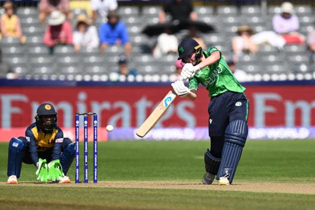 Sri Lanka Women v Ireland Women, ICC Women s T20 World Cup Alice Tector of Ireland plays an attacking shot during the ICC Women s T20 World Cup match between Sri Lanka Women and Ireland Women at the Seat Unique Stadium, Bristol, UK on 23 June 2026. Bristol Seat Unique Stadium Gloucestershire UK Editorial use only , Copyright: xGrahamxHuntx PSI-24399-0051