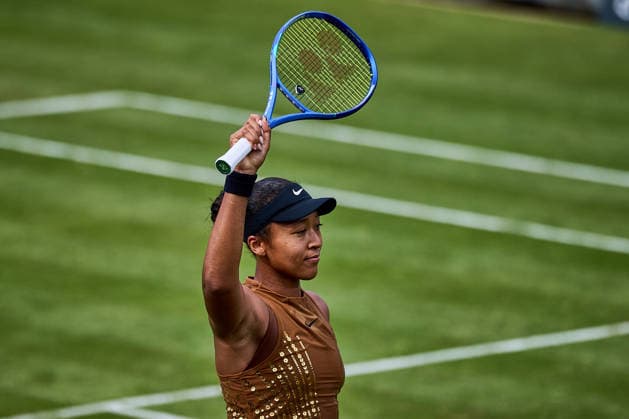 June 23, 2026, Bad Homburg, Hessen, Germany: Naomi Osaka of Japan celebrates the win of the Match against Elise Mertens of Belgium during the BAD HOMBURG OPEN powered by SOLARWATTT- WTA500 - Womens Tennis, 23.6.2026 in Bad Homburg (Tennis-Club Bad Homburg), Germany - Photo: Tennis 2026: Bad Hombug Open - WTA500: OSAKA 6:3 6:3 MERTENS  - ZUMAs343 20260623_zsp_s343_102 Copyright: xMathiasxSchulzx