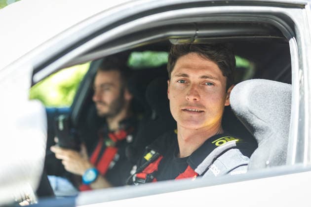 AUTO - WRC, Motorsport Rallye, WM - ACROPOLIS RALLY GREECE 2026 FOURMAUX Adrien, CORIA Alexandre, Hyundai i20 N Rally1, portrait during the 2026 Acropolis Rally Greece, 8th round of the 2026 WRC World Rally Car Championship, from June 25 to 28, 2026 at Loutraki, Greece - LoutrakiGreece  Copyright: xNikosxKatikisx