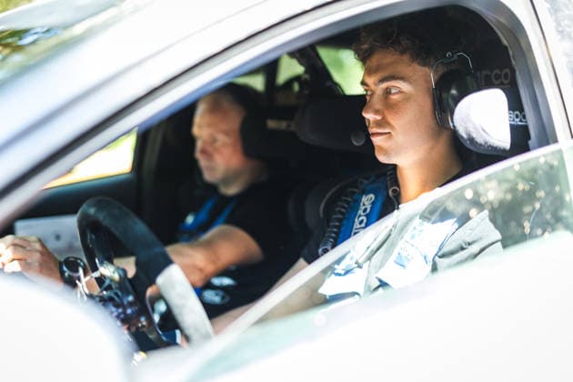 AUTO - WRC, Motorsport Rallye, WM - ACROPOLIS RALLY GREECE 2026 SESKS MÄrtiÅÜÅ¡, FRANCIS RenÄrs, Ford Puma Rally1, portrait during the 2026 Acropolis Rally Greece, 8th round of the 2026 WRC World Rally Car Championship, from June 25 to 28, 2026 at Loutraki, Greece - LoutrakiGreece  Copyright: xNikosxKatikisx