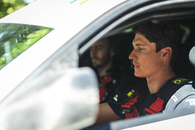 AUTO - WRC, Motorsport Rallye, WM - ACROPOLIS RALLY GREECE 2026 FOURMAUX Adrien, CORIA Alexandre, Hyundai i20 N Rally1, portrait during the 2026 Acropolis Rally Greece, 8th round of the 2026 WRC World Rally Car Championship, from June 25 to 28, 2026 at Loutraki, Greece - LoutrakiGreece  Copyright: xNikosxKatikisx