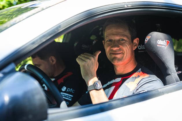 AUTO - WRC, Motorsport Rallye, WM - ACROPOLIS RALLY GREECE 2026 OGIER SÃ bastien, LANDAIS Vincent, Toyota GR Yaris Rally1, portrait during the 2026 Acropolis Rally Greece, 8th round of the 2026 WRC World Rally Car Championship, from June 25 to 28, 2026 at Loutraki, Greece - LoutrakiGreece  Copyright: xNikosxKatikisx