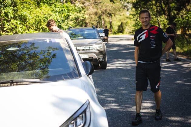 AUTO - WRC, Motorsport Rallye, WM - ACROPOLIS RALLY GREECE 2026 OGIER SÃ bastien, LANDAIS Vincent, Toyota GR Yaris Rally1, portrait during the 2026 Acropolis Rally Greece, 8th round of the 2026 WRC World Rally Car Championship, from June 25 to 28, 2026 at Loutraki, Greece - LoutrakiGreece  Copyright: xNikosxKatikisx