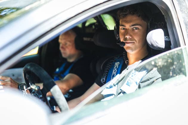 AUTO - WRC, Motorsport Rallye, WM - ACROPOLIS RALLY GREECE 2026 SESKS MÄrtiÅÜÅ¡, FRANCIS RenÄrs, Ford Puma Rally1, portrait during the 2026 Acropolis Rally Greece, 8th round of the 2026 WRC World Rally Car Championship, from June 25 to 28, 2026 at Loutraki, Greece - LoutrakiGreece  Copyright: xNikosxKatikisx