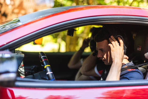 AUTO - WRC, Motorsport Rallye, WM - ACROPOLIS RALLY GREECE 2026 CACHON Alejandro, ROZADA Borja, Toyota GR Yaris, portrait during the 2026 Acropolis Rally Greece, 8th round of the 2026 WRC World Rally Car Championship, from June 25 to 28, 2026 at Loutraki, Greece - LoutrakiGreece  Copyright: xNikosxKatikisx