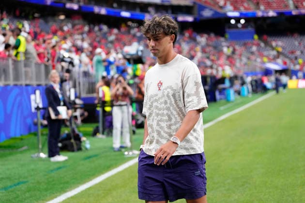 June 23, 2026, Houston, Texas, United States: Joao Felix of Portugal looks on during the FIFA World Cup, WM, Weltmeisterschaft, Fussball 2026 Group K match between Portugal and Uzbekistan at Houston Stadium on June 23, 2026 in Houston, Texas. Portugal V Uzbekistan: Group K - FIFA World Cup 2026  - ZUMAa181 20260623_zaa_a181_029 Copyright: xJosexBretonx