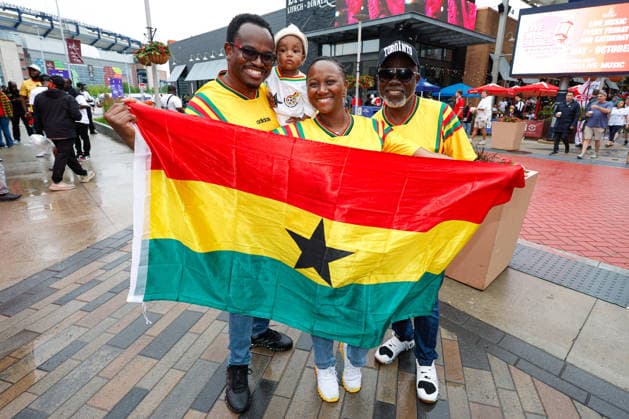Football, 2026 FIFA World Cup, England v Ghana, fans outside the stadium