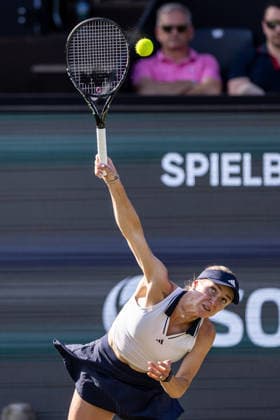BAD HOMBURG, GERMANY - JUNE 23: Elina Svitolina (UKR) during the Bad Homburg Open powered by Solarwatt Singles match between Liudmila Samsonova vs Elina Svitolina (UKR) at Kurpark Bad Homburg on June 23, 2026 in Bad Homburg, Germany. Hessen Germany Copyright: xSteffiexWunderlx