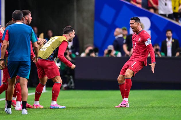260623 Cristiano Ronaldo of Portugal celebrates after 1-0 during the FIFA World Cup, WM, Weltmeisterschaft, Fussball 2026 football match between Portugal and Uzbekistan on June 23, 2026 in Houston. Photo: Ludvig Thunman BILDBYRAN kod LT LT0803 fotboll football soccer fotball vm fotbolls-vm fotball-vm fotbolls-vm 2026 fifa world cup 2026 day 13 bbeng jubel *** June 23, 2026  Copyright: LUDVIGxTHUNMAN BB260623LT018