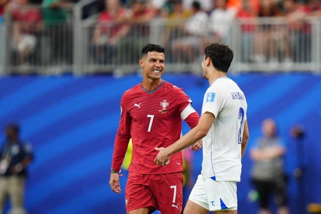 Portugal v Uzbekistan - FIFA World Cup, WM, Weltmeisterschaft, Fussball 2026 - Group K HOUSTON, USA - JUNE 23: Cristiano Ronaldo (7) of Portugal gestures during the 2026 FIFA World Cup First Stage Group K match between Portugal and Uzbekistan at NRG Stadium (Houston Stadium) in Houston, Texas, United States on June 23, 2026. Hakan Akgun Anadolu Texas United States. Editorial use only. Please get in touch for any other usage.  Copyright: x2026xAnadoluxHakanxAkgunx
