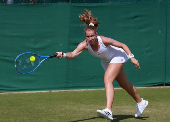 Jessika Ponchet (FRA), Damen Einzel, Ladies Singles, Qualifikation, Wimbledon Tennis - Wimbledon 2026 - Grand Slam ITF ATP, Tennis Herren WTA, Tennis Damen - AELTC - London - - Great Britain - 23 June 2026. *** Jessika Ponchet (FRA), Womens Singles, Qualifying, Wimbledon Tennis, Wimbledon 2026, Grand Slam, ITF, ATP, WTA, AELTC, London, Great Britain, June 23, 2026,detected_source_language Copyright: xJuergenxHasenkopfx